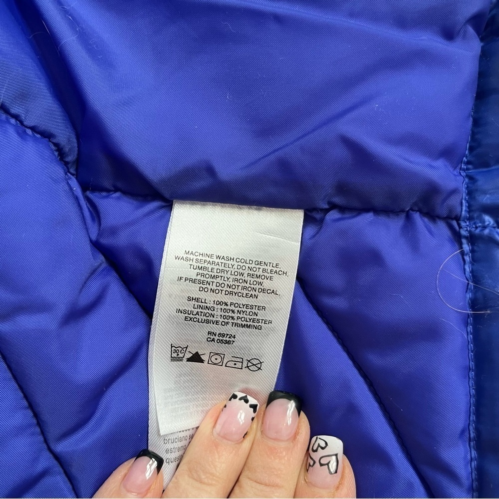 Columbia Kid’s Puffer Vest Purple Blue Size Medium 10-12 Unisex - Picture 9 of 9